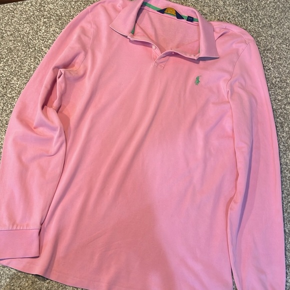 Polo Golf Ralph Lauren long sleeved collared shirt men’s Large - Picture 3 of 6